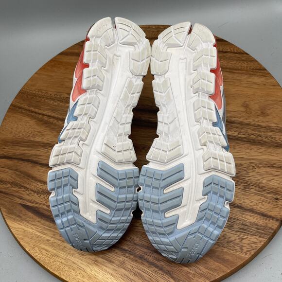 Asics Glacier Gel Quantum 180 Shoes Womens Size 8 Blue Pink Running Comfort Walk - Picture 7 of 8